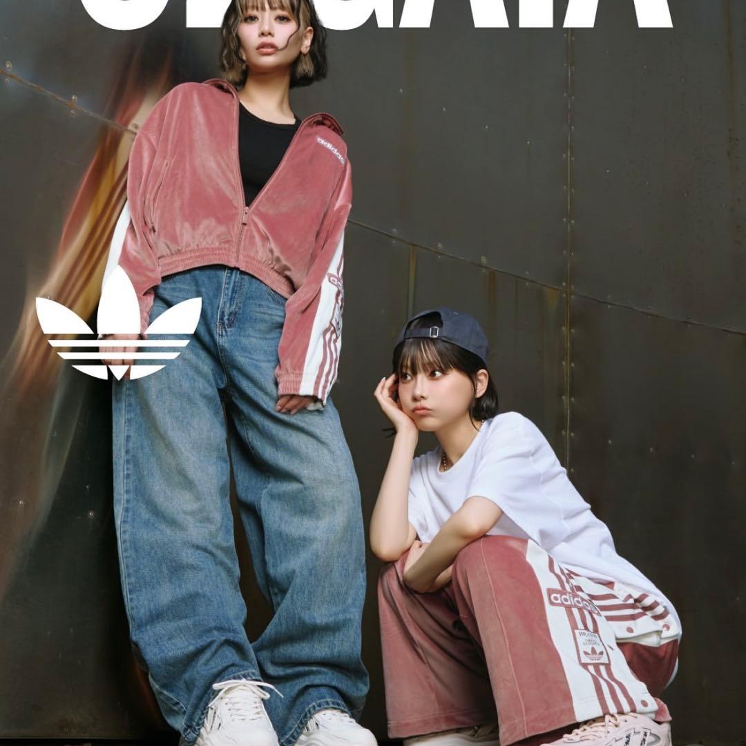 新品M アディダスアディブレイク ベロア トラックトップ ジャケット重盛さと美