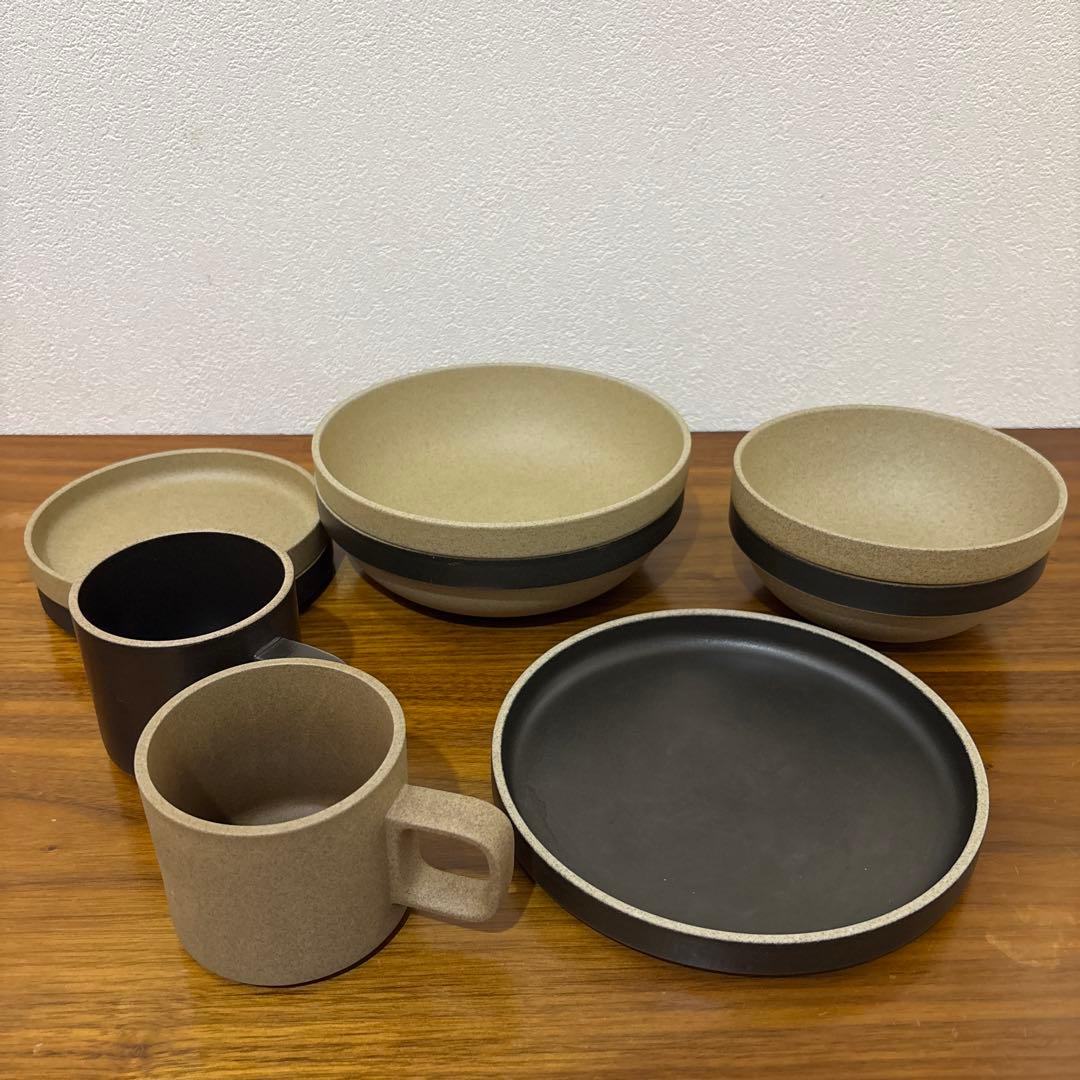 HASAMI PORCELAIN▼ブラック&ナチュラル9点セット