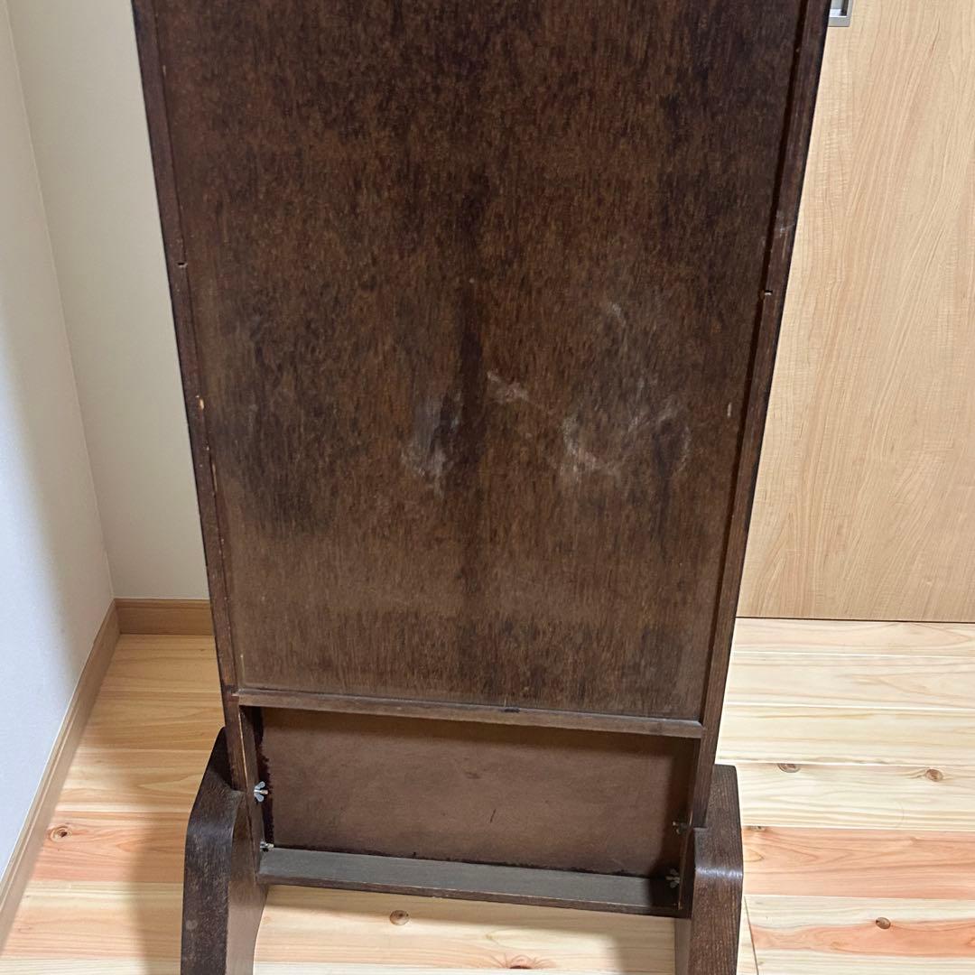 アンティーク姿見　天然木素材　スタンドミラー 高さ160cm