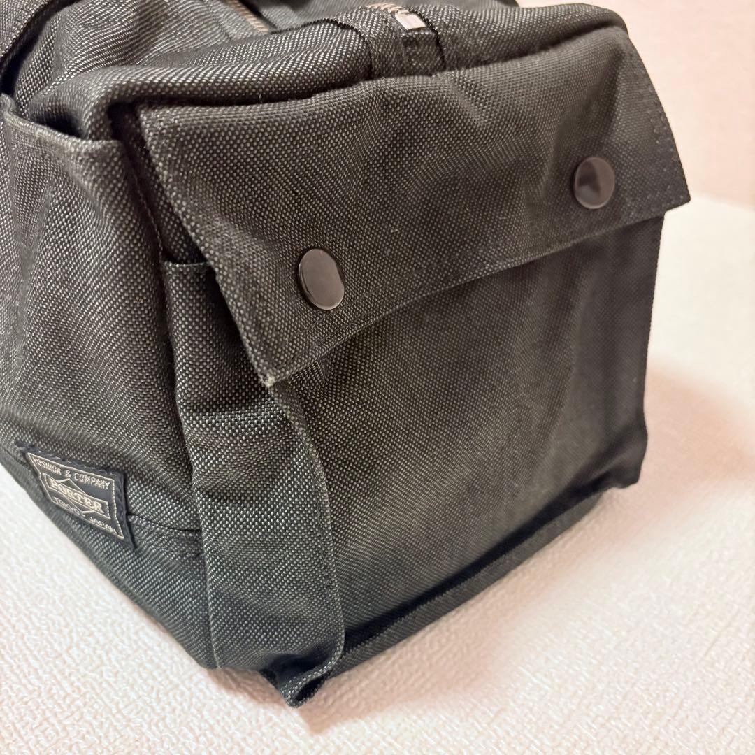 【美品】PORTER キャンバス ボストンバッグ スモーキー