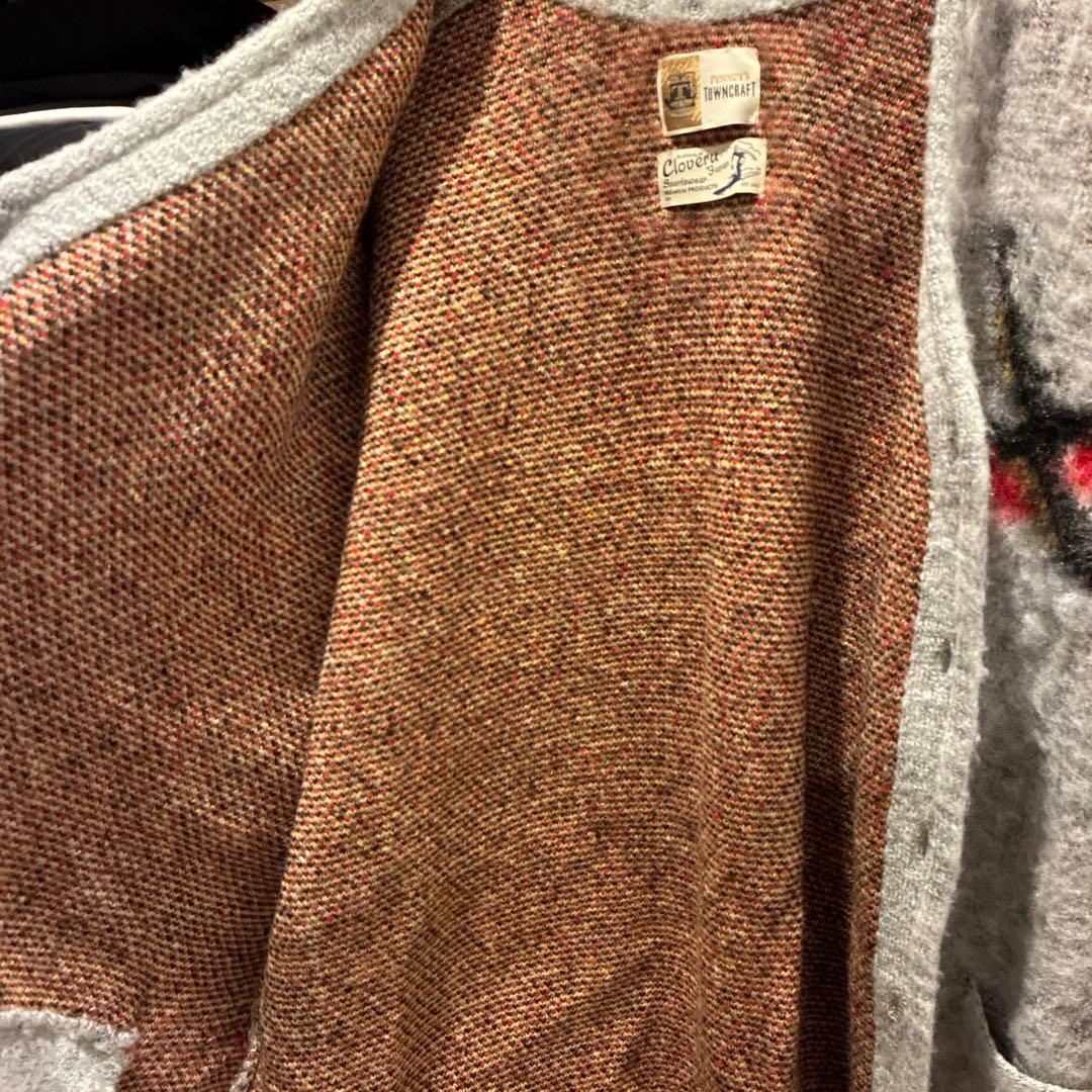 希少クローバル タウンクラフト カーディガンCloveru TOWNCRAFT