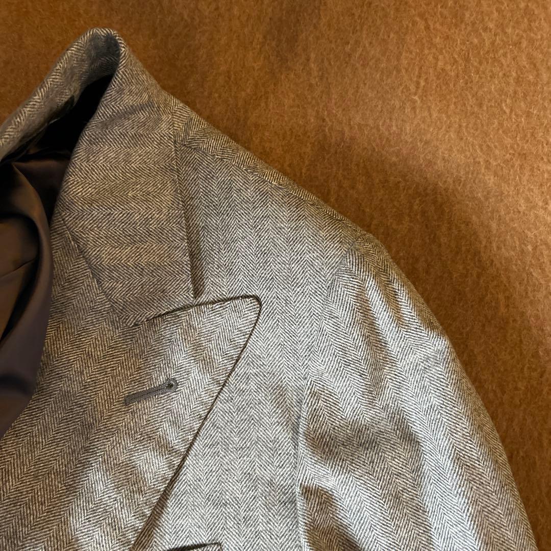 Raffaele Caruso ダブルブレスト チェスターコート グレー