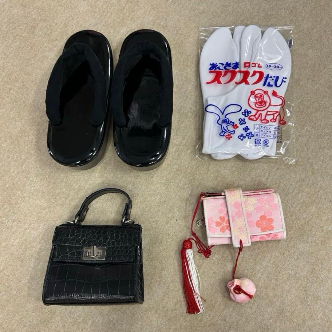 TAMA　子供着物　七五三　7才 セット　BLUE CROSS