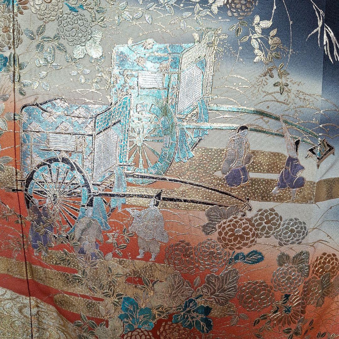 着物リメイクワンピース3605