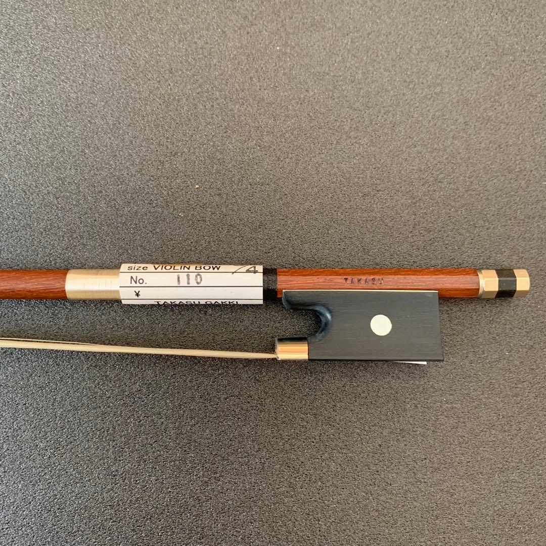 TAKASU バイオリン弓 110サイズ(3/4)未使用新品