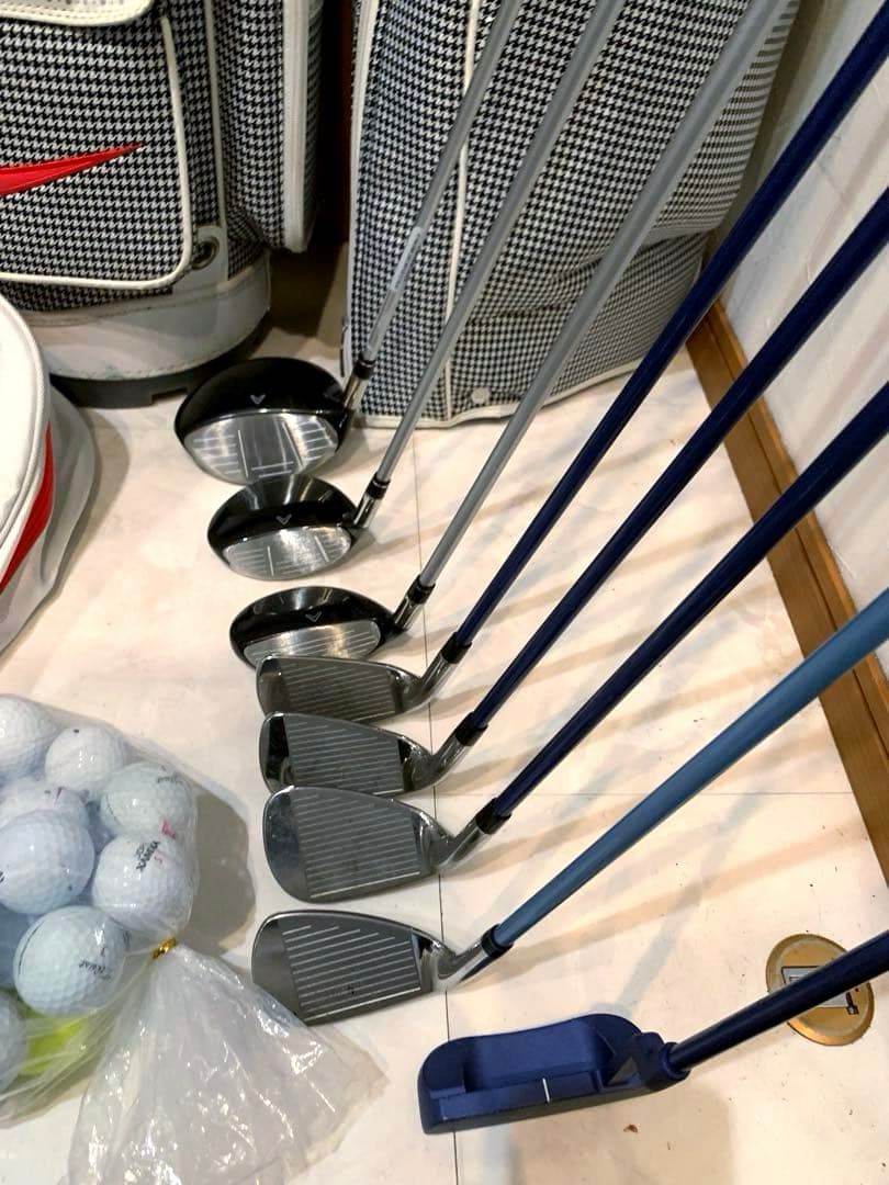 豪華　レディースゴルフクラブ セット　キャロウェイ　マルマン　バッグ/ナイキ