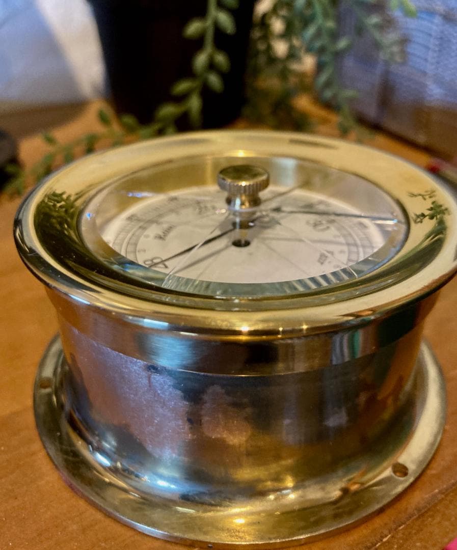 値下げ　PLASTIMO マリンクロック　バロメーター　　プラスチモ　ジャンク品