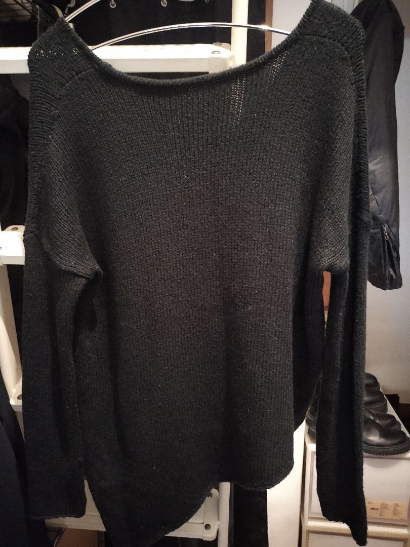 HELMUT LANG ブラックニット S
