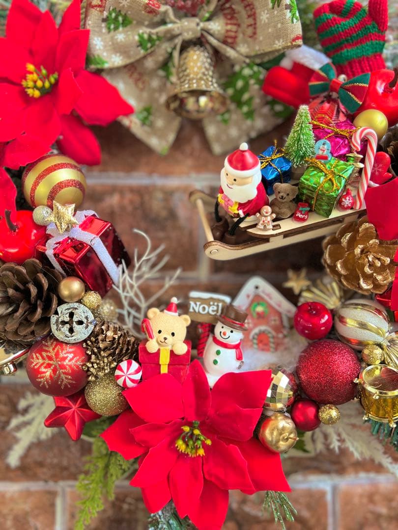 専用 クリスマスリース ハンドメイド オーダー 4点