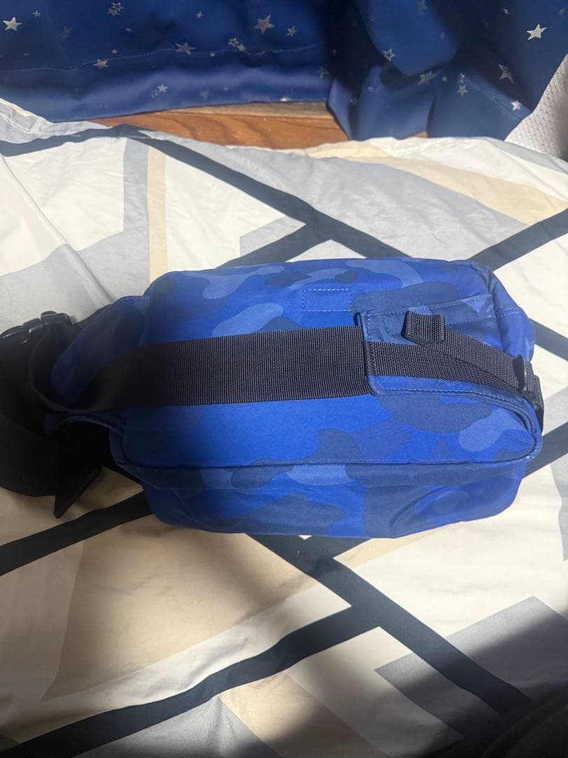 A BATHING APE PORTER ボディバッグ Blue