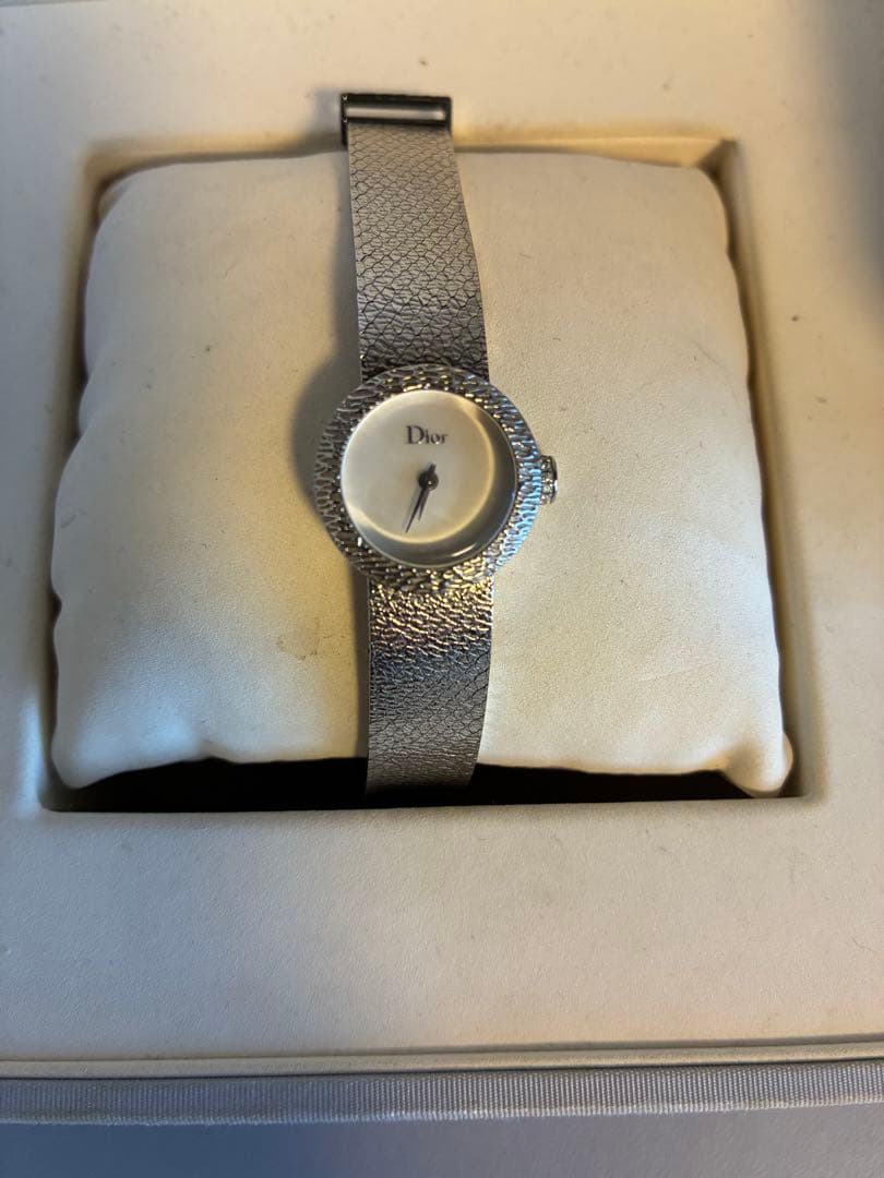 吉野　Dior シルバーメッシュバンド 腕時計