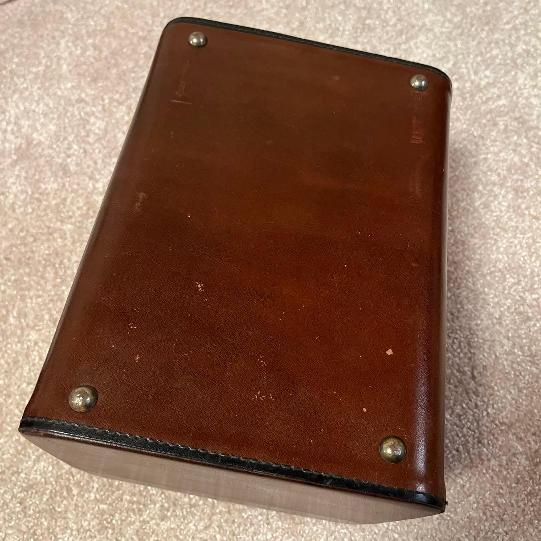 イタリア製　アンティーク　メイクアップボックス