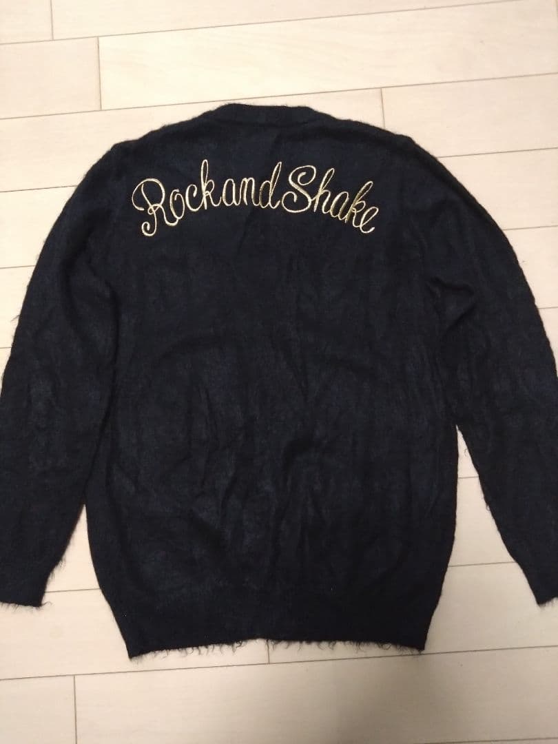 WACKO MARIA（ワコマリア） 刺繍入りスーパーキッドモヘアカーディガン