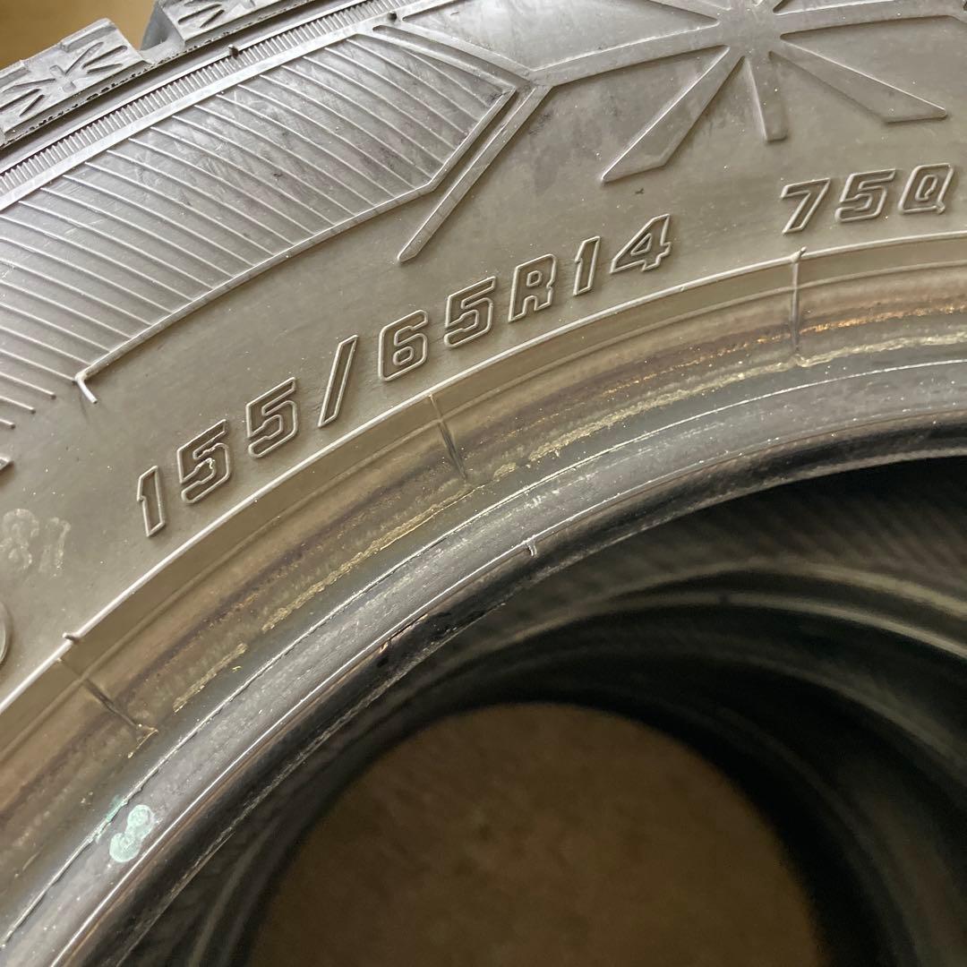 GY アイスナビ6 155/65R14 18年製 4本セット