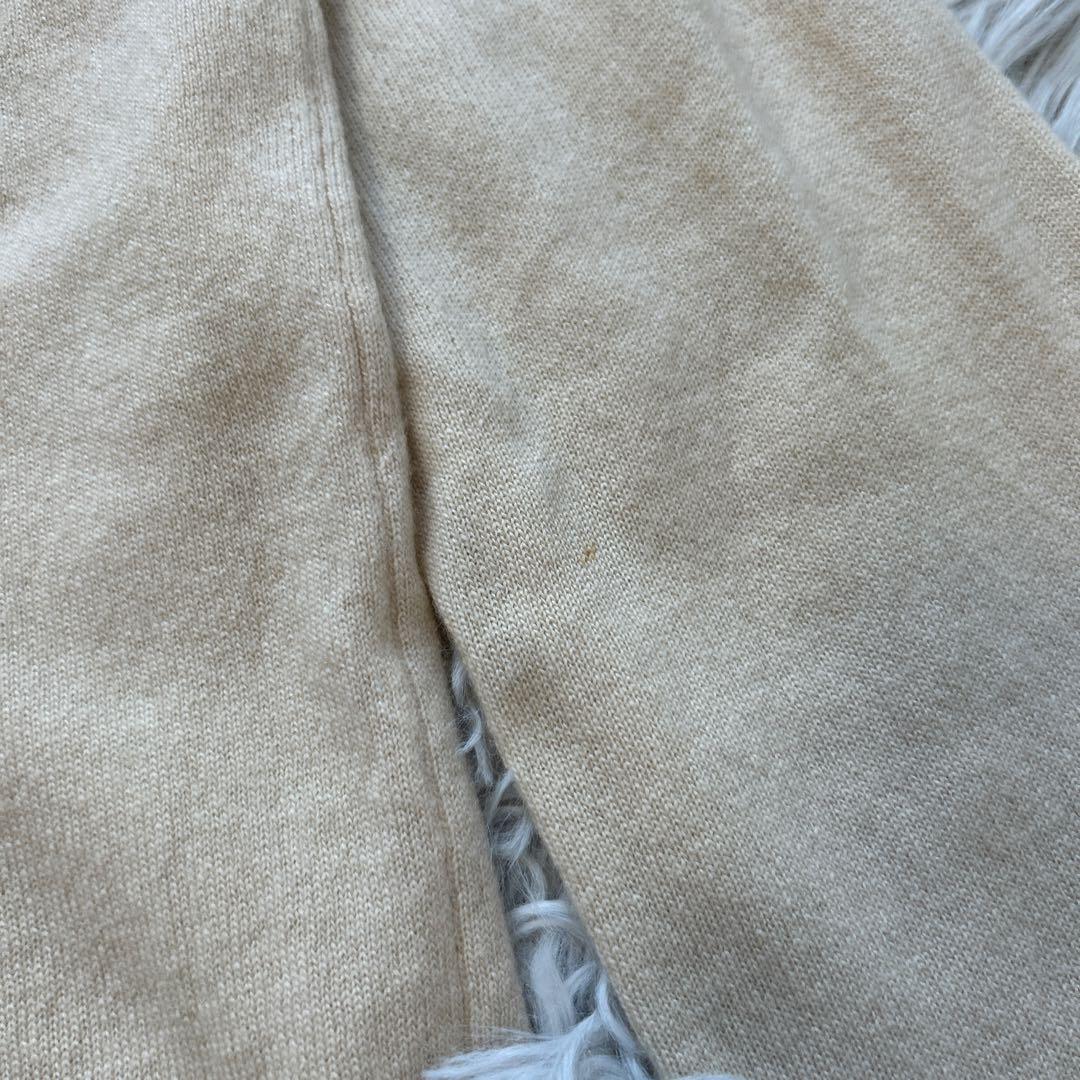 n100/エヌワンハンドレッド カシミヤ100% 日本製 アイボリー Lサイズ