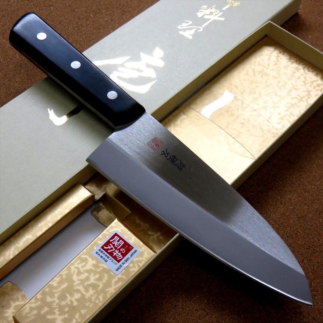 関の刃物 出刃包丁 165mm クロムモリブデン 魚 肉解体 右利き用 片刃包丁