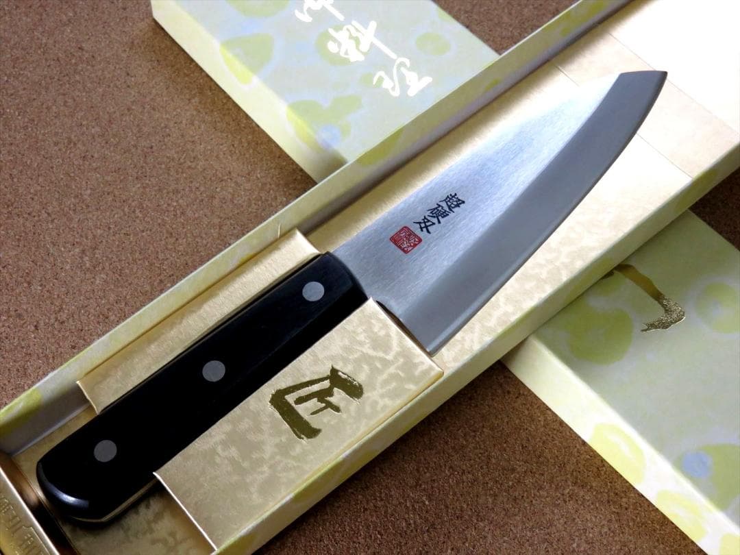 関の刃物 出刃包丁 165mm クロムモリブデン 魚 肉解体 右利き用 片刃包丁