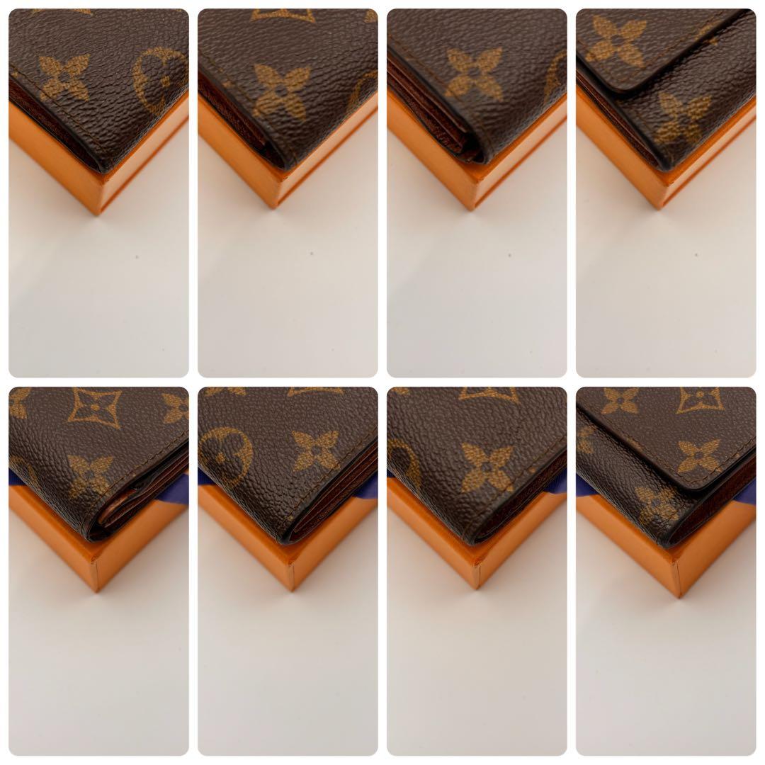 ✨鑑定済み✨ルイヴィトン✨モノグラム 二つ折り財布 ポルトモネビエ トレゾール