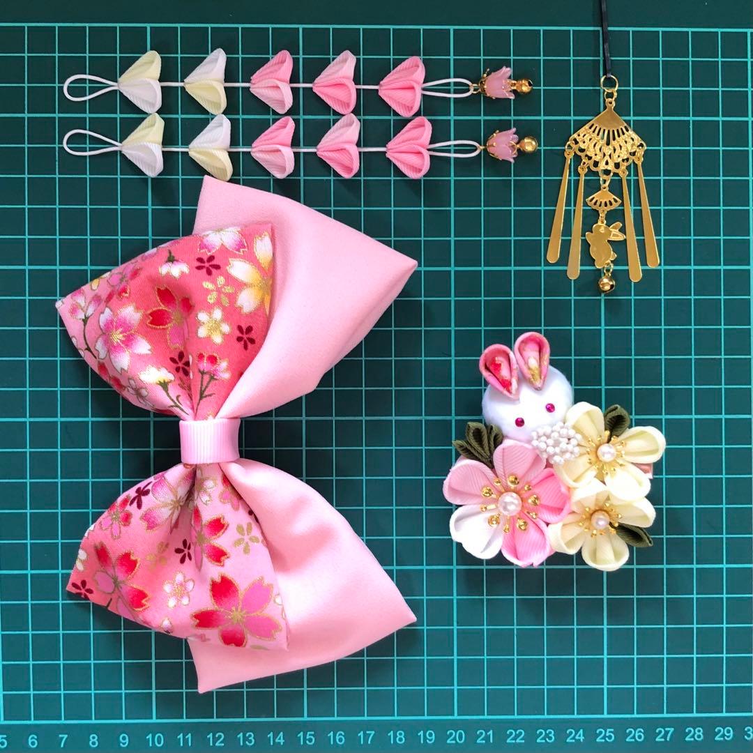 つまみ細工 髪飾り成人式 卒業式 結婚式 七五三