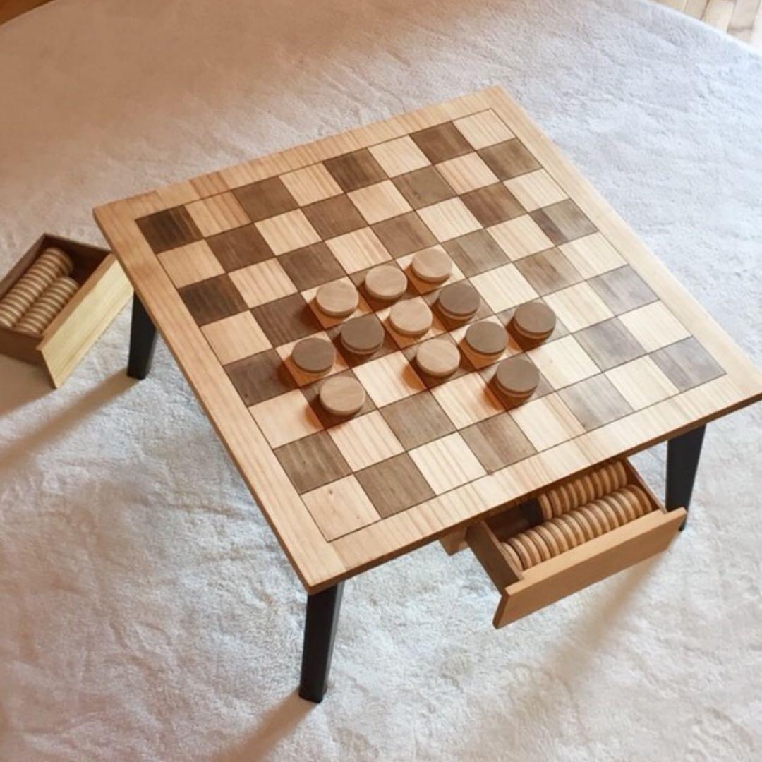 折りたたみテーブル　オセロ盤　知育にも　リバーシ　美品