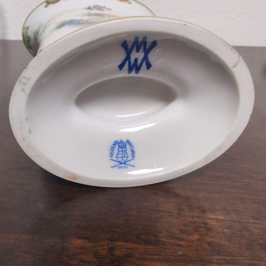 ヘレンド　ヴィクトリアブーケ　花瓶　フラワーベース　大サイズ　置物