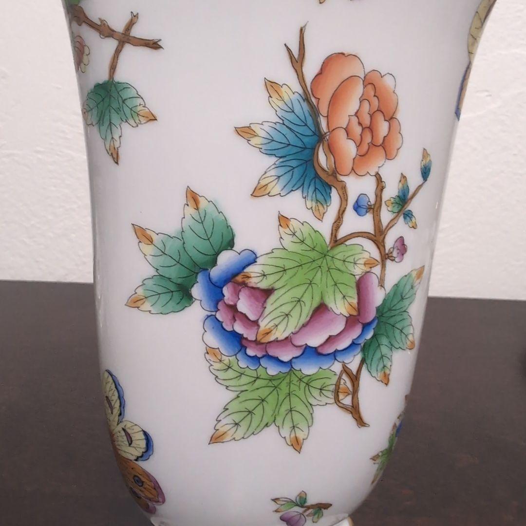 ヘレンド　ヴィクトリアブーケ　花瓶　フラワーベース　大サイズ　置物