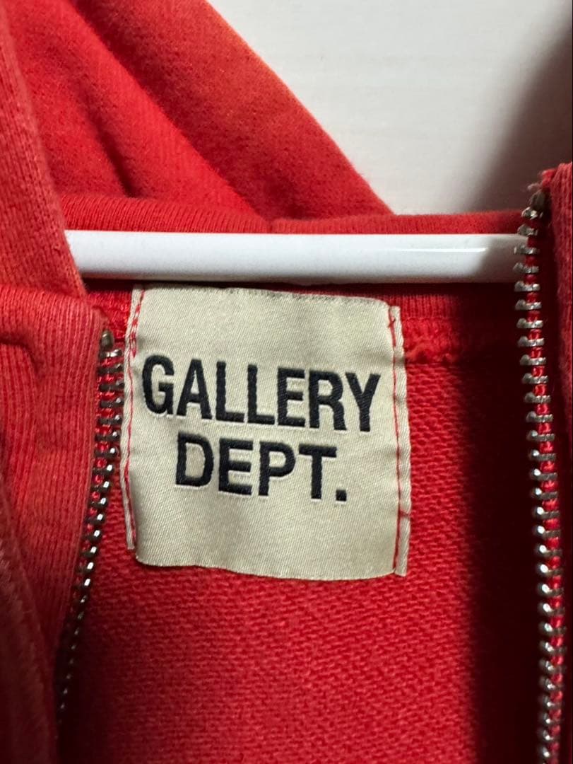 ド*画様 GALLERY DEPT. オレンジグラデーションパーカー