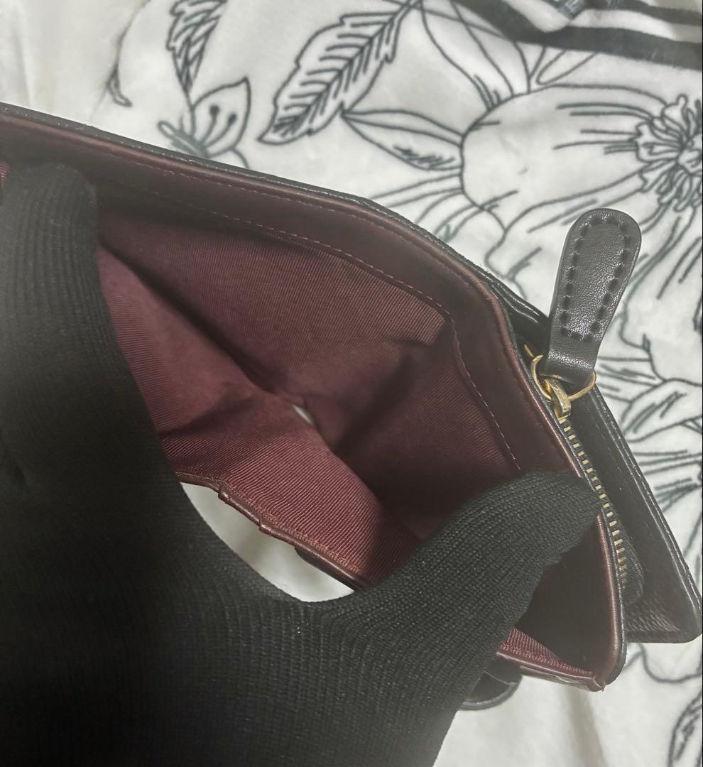 【2458】パパ★CHANEL ✴︎ シャネル マトラッセ 2つ折財布