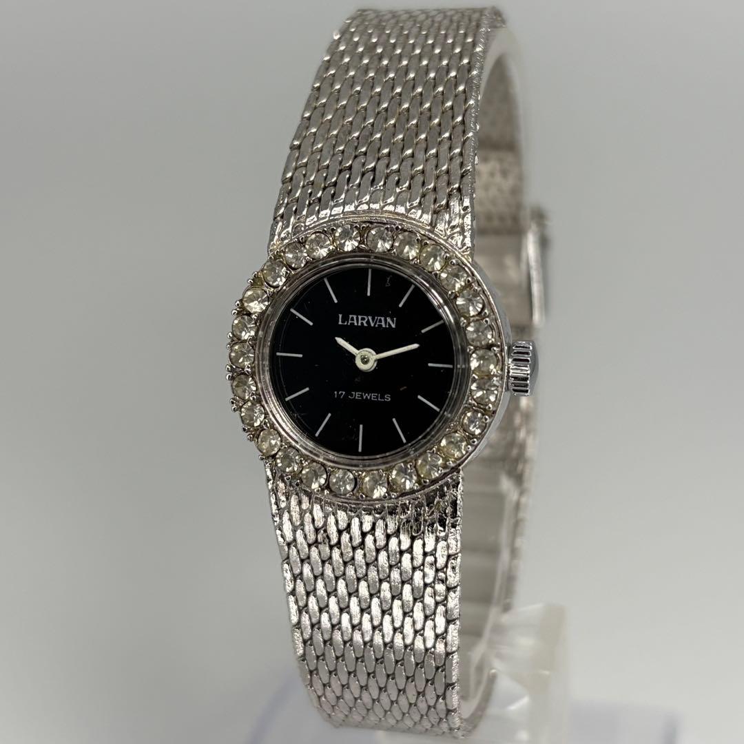 デッドストック品 LARVAN ラーバン スイス製手巻腕時計 OH済