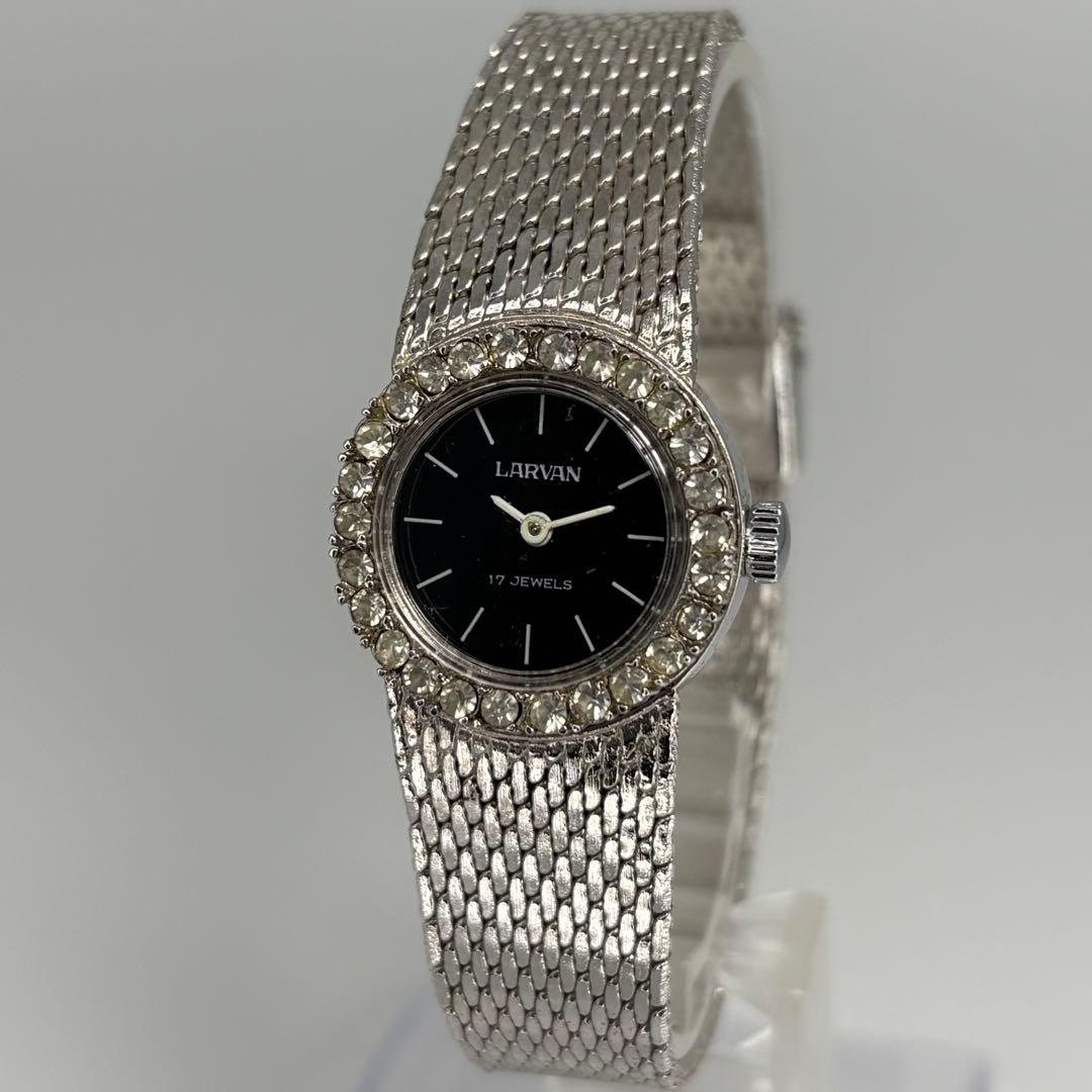 デッドストック品 LARVAN ラーバン スイス製手巻腕時計 OH済
