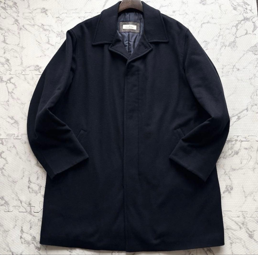 極美品✨エルメネジルドゼニア 最高級革タグ カシミヤ100% チェスターコート