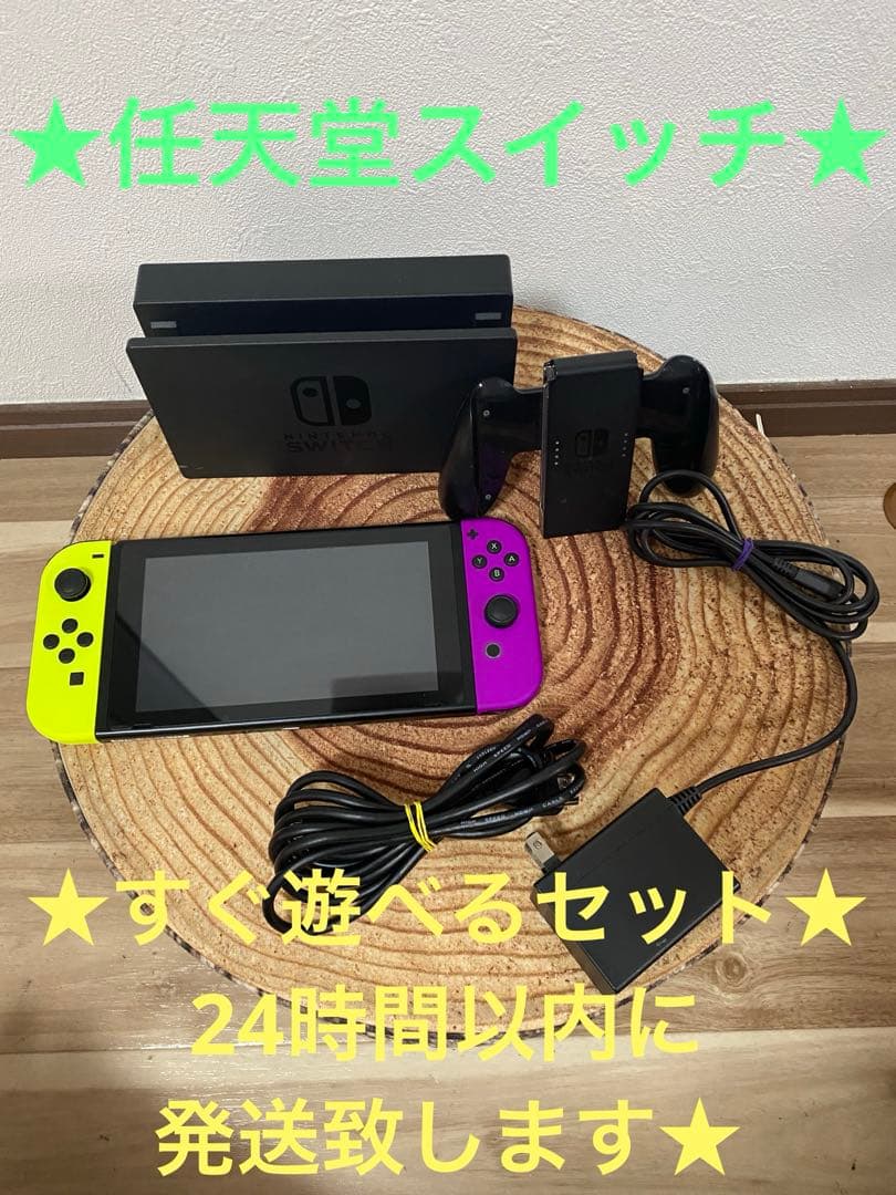 Nintendo Switch ニンテンドースイッチ本体　YEL/PPL 箱無し