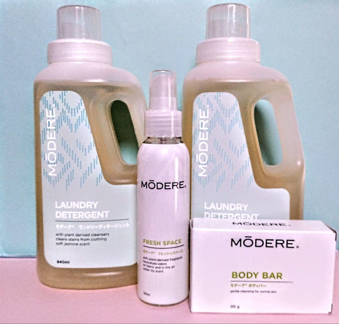 MODERE ランドリーデタージェント２本＆フレッシュスペース＆ボディバー
