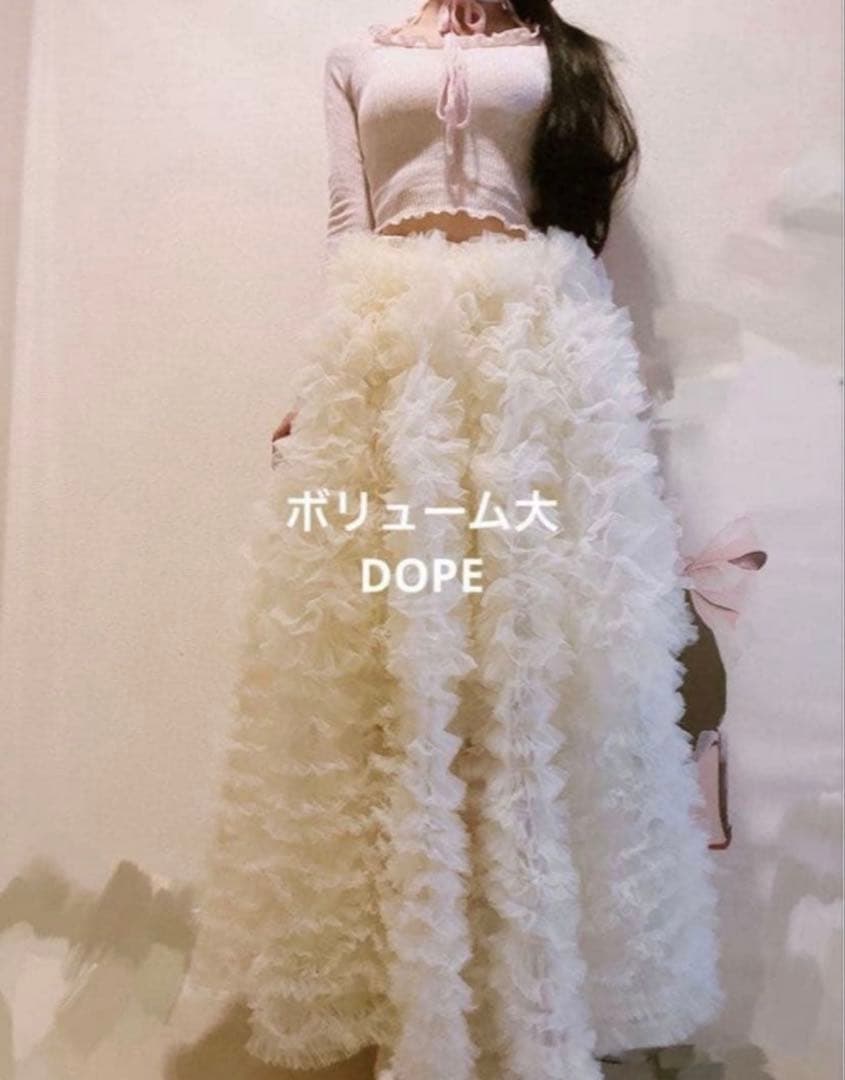 nayuさま専用 ①big volume tulle skirt.ivory