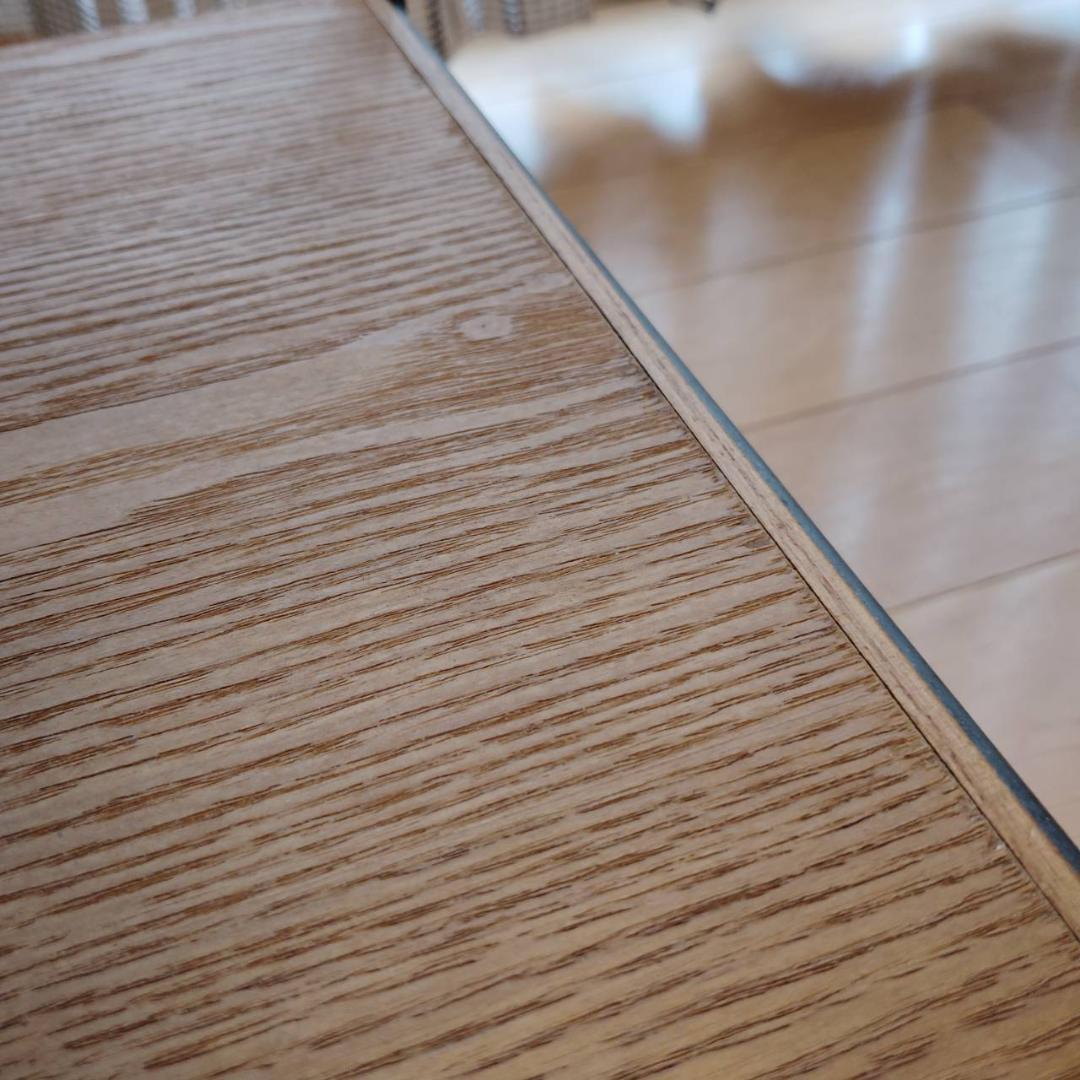 a.depeche(アデペシュ)ガラス 木製 センターテーブル ガラス天板