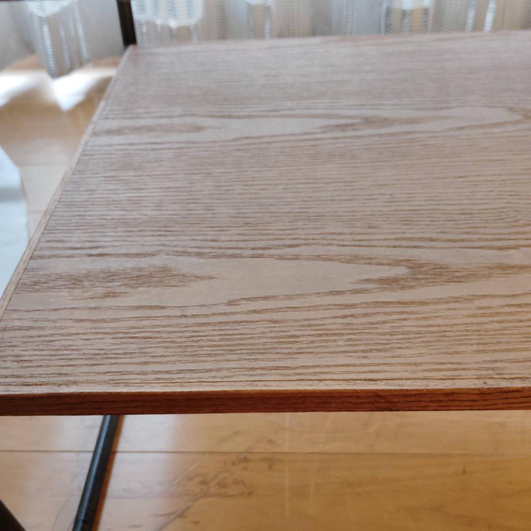 a.depeche(アデペシュ)ガラス 木製 センターテーブル ガラス天板