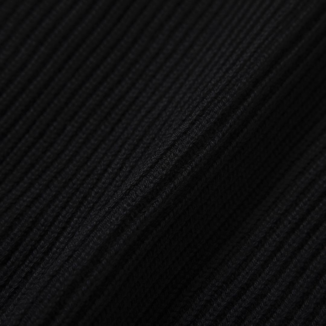 BATONER SOLID WOOL RIB CARDIGAN 美品