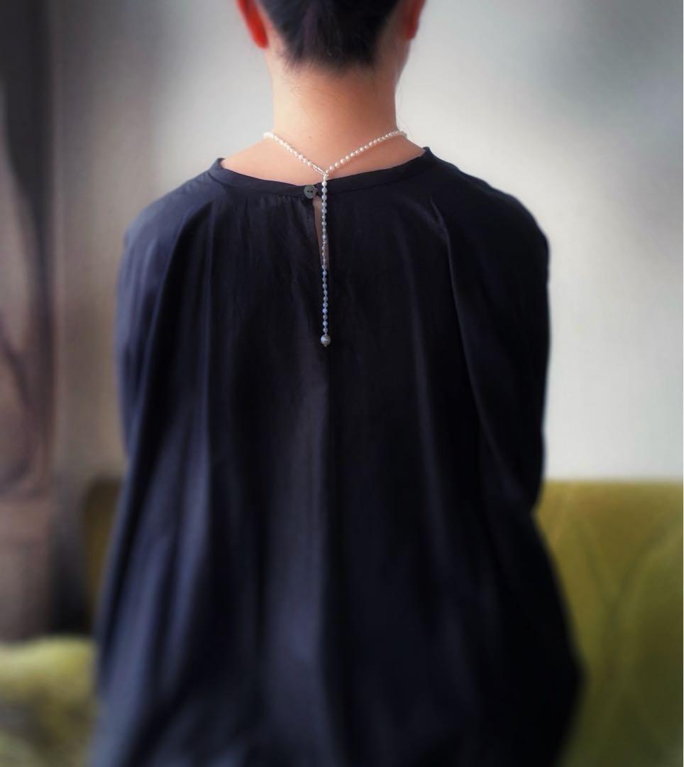 パール カレンシルバー ネックレス