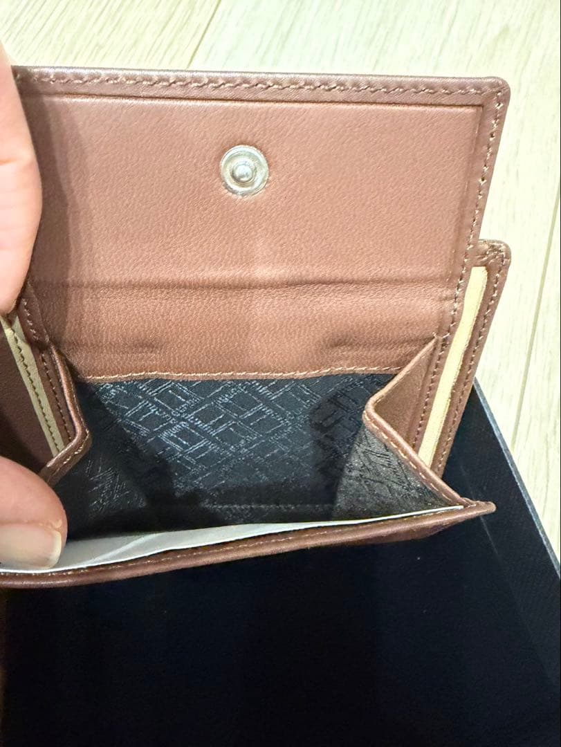 【新品未使用】dunhillブラウン 二つ折り財布