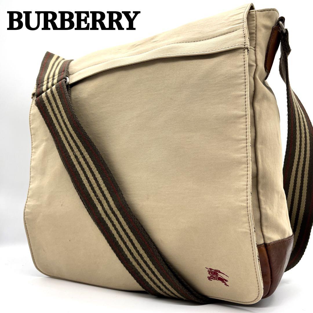 【希少】バーバリーブルーレーベル メッセンジャーバック ノバチェック A4収納