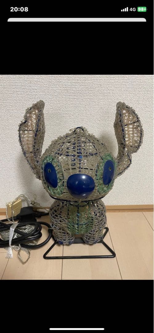 スティッチ フィギュアLED 3Dモチーフライト イルミネーション
