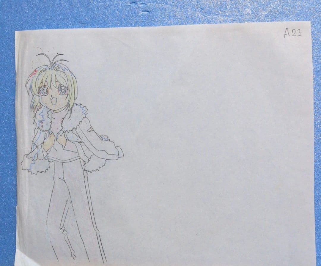 カードキャプターさくら　セル画×3枚セット（さくら、藤隆、奈久留）