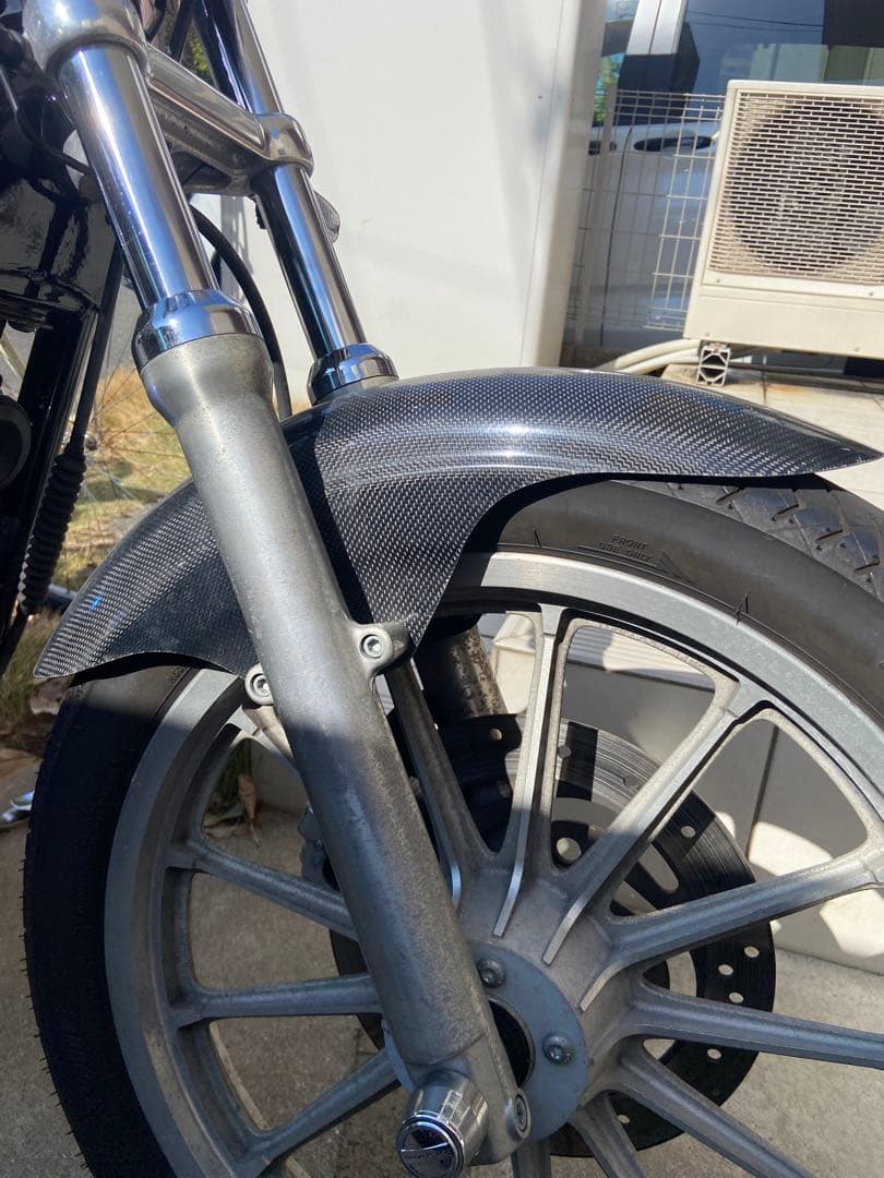 ハーレーダビッドソン用カーボンファイバー フェンダー　XL883