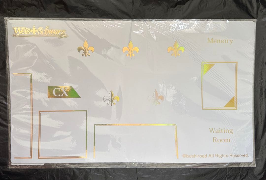 ヴァイスシュヴァルツ　プレイマット　ゲーミングラバーマット　白