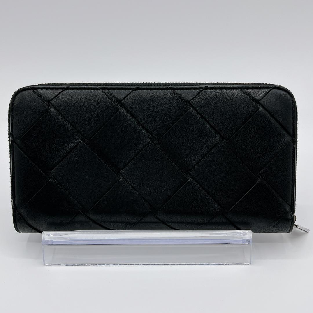 ボッテガヴェネタ マキシイントレチャート ラウンドジップ 財布