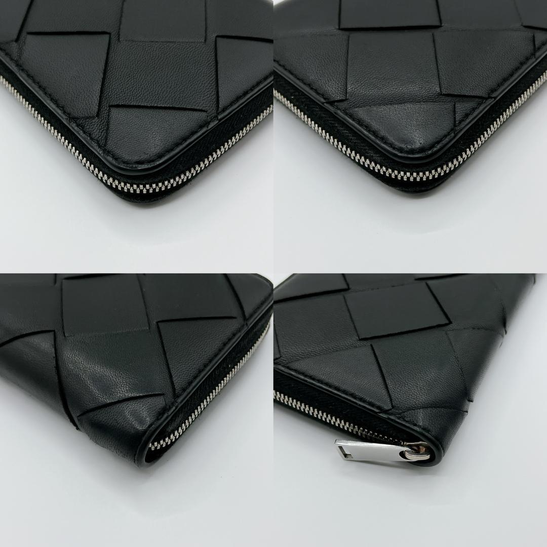 ボッテガヴェネタ マキシイントレチャート ラウンドジップ 財布