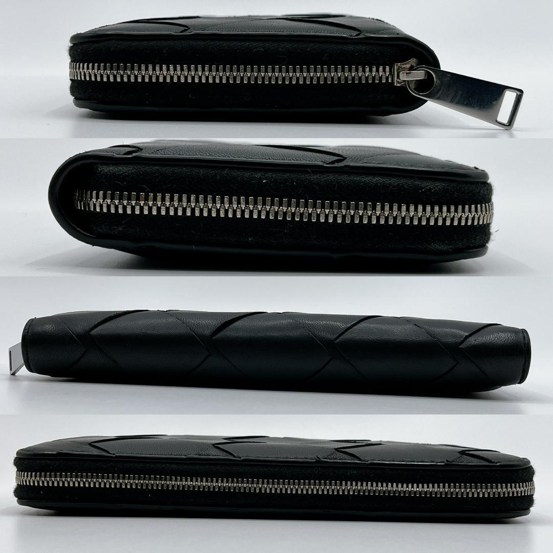 ボッテガヴェネタ マキシイントレチャート ラウンドジップ 財布