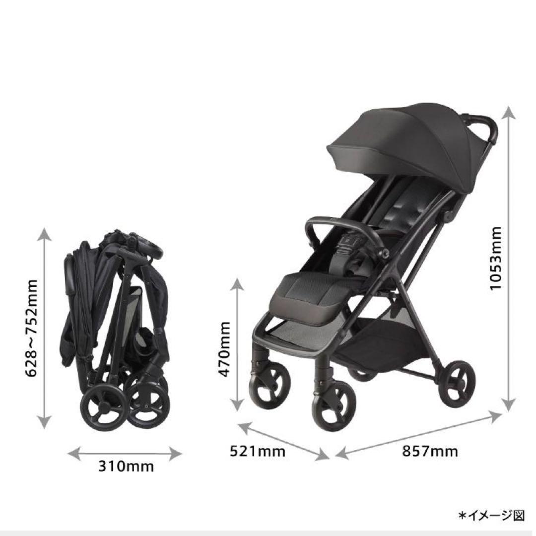 【新品未使用】アップリカ ヴィット2025 ベビーカー ブラック