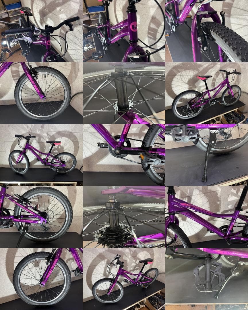 giant LIVパープル 20インチ キッズバイク 6速 Shimano