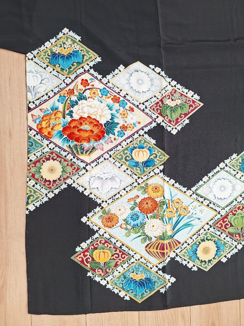 着物リメイクワンピース3631